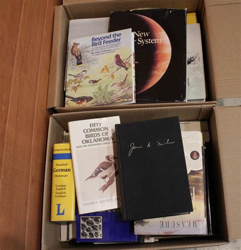 Lot - 2 BOXES OF BOOKS: SEAMANSHIP, SCIENCE, NOVELS, HIS