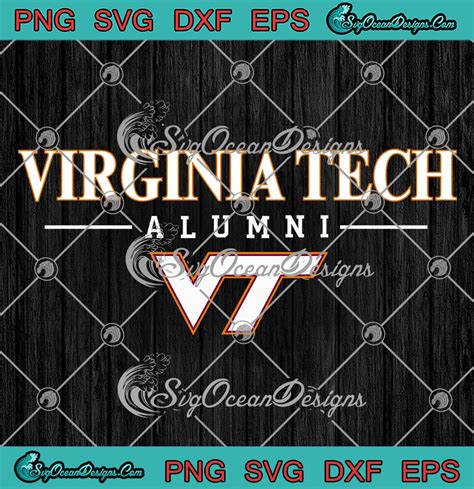 Virginia Tech Alumni Logo SVG - Virginia Tech Hokies Champion SVG PNG ...