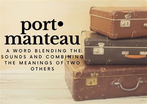 Portmanteau: Surprising Etymologies of Common Word