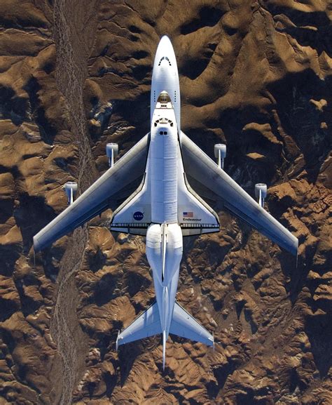 NASA's modified Boeing 747 Shuttle Carrier Aircraft with the Space ...