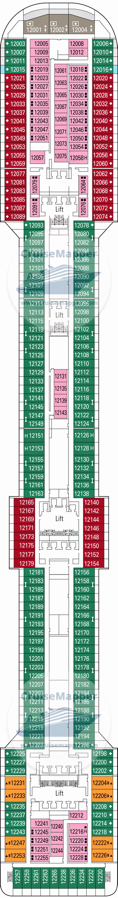 Msc Splendida Deck Plans