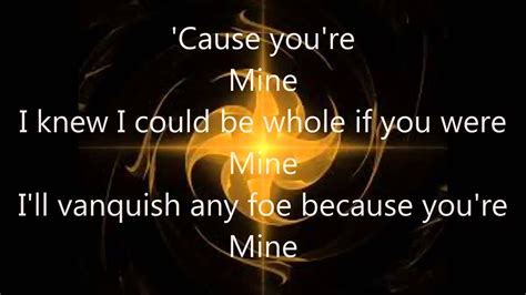 Disturbed you're Mine Lyrics - YouTube