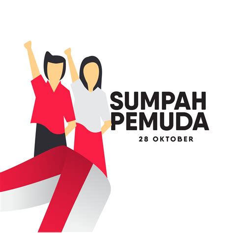 Sumpah Pemuda Celebration Vector Template Design Illustration 2205297 Vector Art at Vecteezy