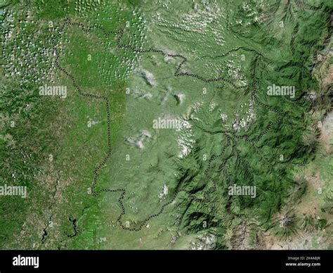 Santo Domingo de los Tsachilas, province of Ecuador. High resolution satellite map Stock Photo ...