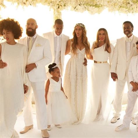 Slay! Epic Photos from Tina Knowles' All White Wedding - Beyoncé, Kelly ...