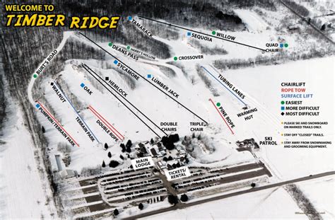 Trail Map | Timber Ridge Ski Area