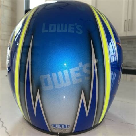 NASCAR full size autographed helmet by JIMMIE JOHNSON - Race Used 360