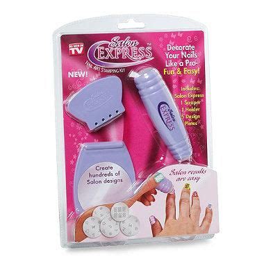 Salon Express™ Nail Art Stamping Kit | Express nails, Nail art, Nail ...