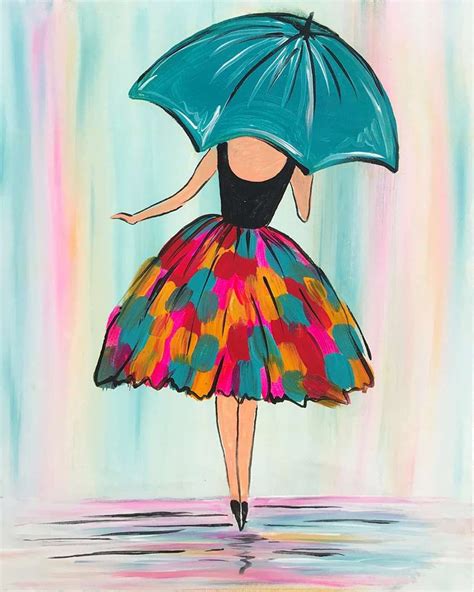 Rainy Day Chic | Abstract art painting, Diy canvas art painting, Canvas art painting