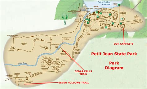 Petit Jean State Park Map - Maping Resources