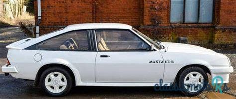 1984' Opel Manta Gte for sale. Warwickshire