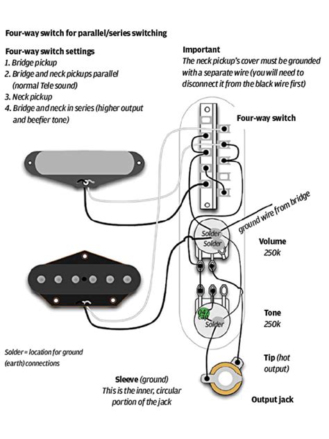 Telecaster Series Wiring Diagram