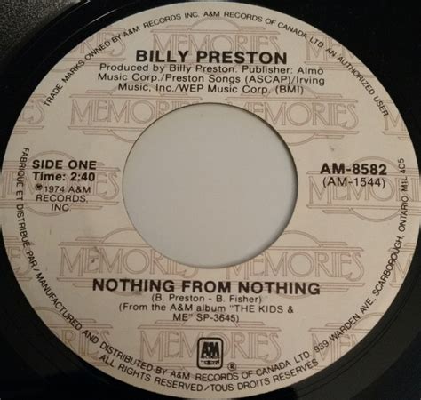 Billy Preston - Nothing From Nothing / Struttin' (Vinyl) | Discogs