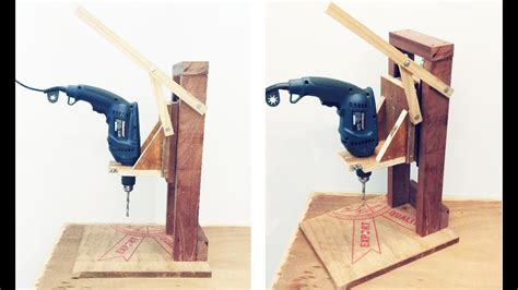 Make A Homemade Drill Press Stand || DIY Homemade Drill Press - YouTube