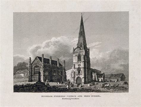 Higham Ferrers Church and Free-School, Northamptonshire, England free public domain image | Look ...