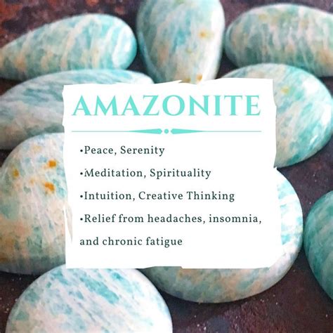 Amazonite Healing Properties | Crystal Guide | Amazonite, Crystal guide, Crystals