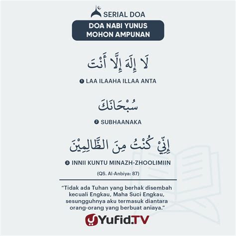 Yuk Simak Doa Nabi Yunus Terjemahan | See Islamic Surah Ayah