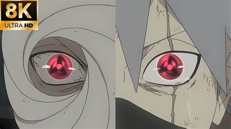 Obito + Kakashi Mangekyo Sharingan Awakening 8K Preview - YouTube