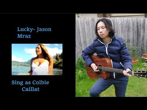 Lucky- Jason Mraz. Karaoke. Male part only. Sing as Colbie Caillat - YouTube