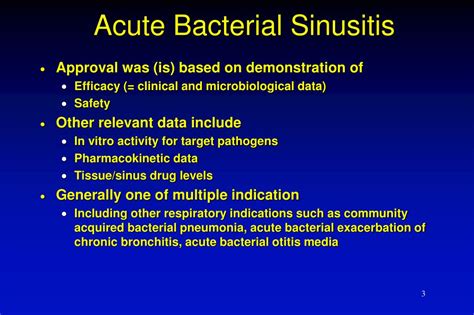 PPT - Acute Bacterial Sinusitis Historical Overview and Goals for Today PowerPoint Presentation ...