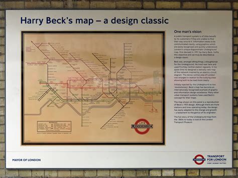 Harry Beck's tube map at Finchley... © Mike Quinn cc-by-sa/2.0 ...