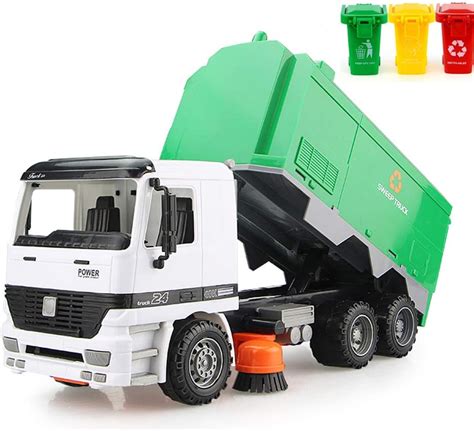 Amazon.com: AITING Children Street Sweeper Truck + Gift（3pcs Trash can）: Toys & Games