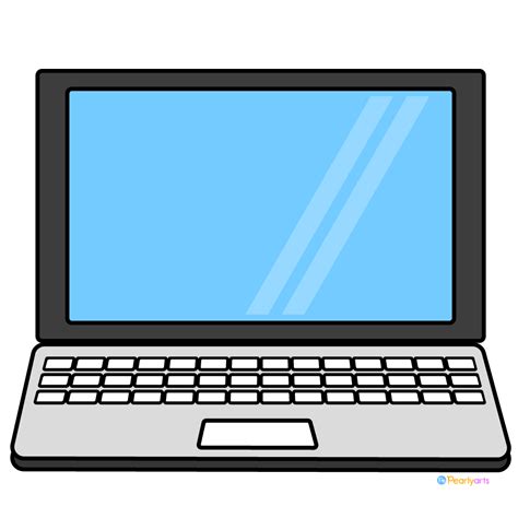 FREE Laptop Computer Clipart | Pearly Arts