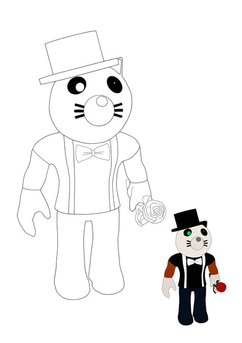 Roblox Piggy Characters Coloring Pages