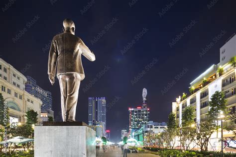 Ho Chi Minh statue, Ho Chi Minh City (Saigon), Vietnam Stock Photo | Adobe Stock