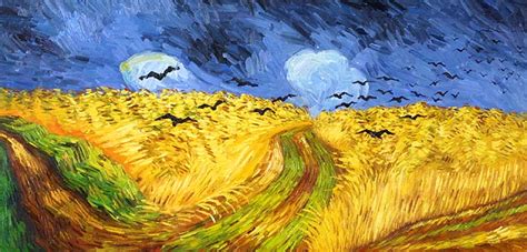 Wheat Field with Crows