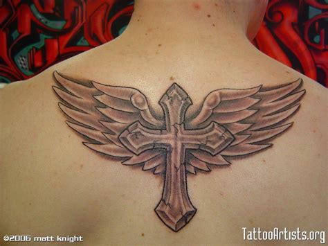 wings cross | Cross tattoo designs, Tattoos with meaning, Cross with wings tattoo