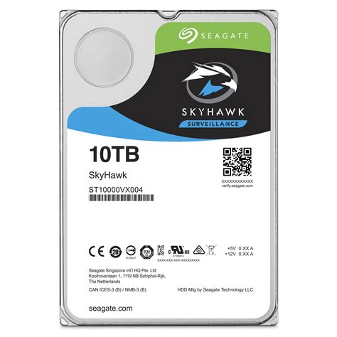 Seagate 10TB SkyHawk Surveillance SATA III 3.5" ST10000VXA004