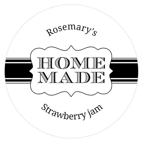 Homemade Jam Labels Homemade Jam Stickers Canning Jar - Etsy