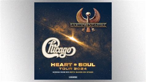 Chicago and Earth, Wind & Fire announce 2024 Heart & Soul tour dates ...