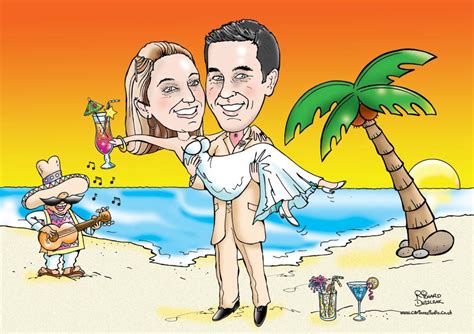 Cartoons Me UK – Hire a cartoonist – Including wedding caricatures as part of your wedding event!