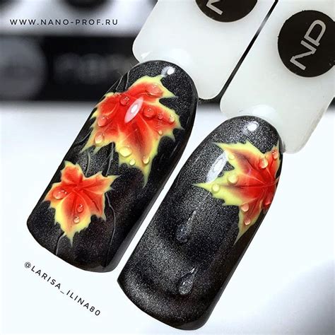 35 Best Fall Leaves Nail Art Ideas & Leaves Nail Designs for Autumn 2024