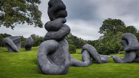 a colossal abstract granite sculpture garden by | Stable Diffusion | OpenArt