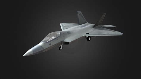 Lockheed- Martin-F-22- Raptor - 3D model by llllline [c20a20b] - Sketchfab