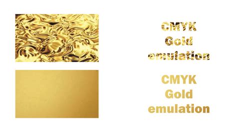 Emulate a Gold Effect Using CMYK - The Print Guys