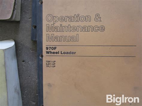 Caterpillar Wheel Loader Manuals BigIron Auctions