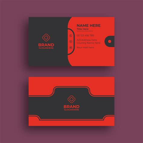 4 Professional Unique and Modern Double-Sided Business Card Design Templates - MasterBundles