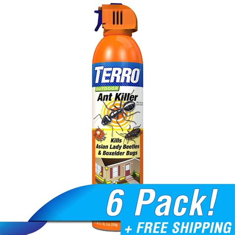 TERRO® Outdoor Ant Killer Spray - 6 Pack | Best Outdoor Ant Killer Spray