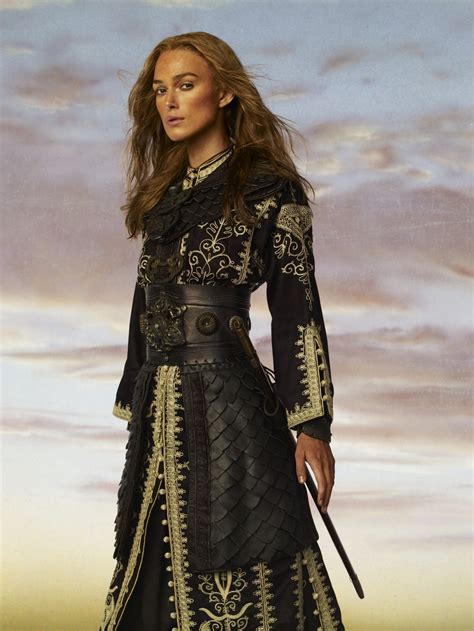 Kiera Knightley as Pirate King Elizabeth Swann | Sartorially Smart Heroines