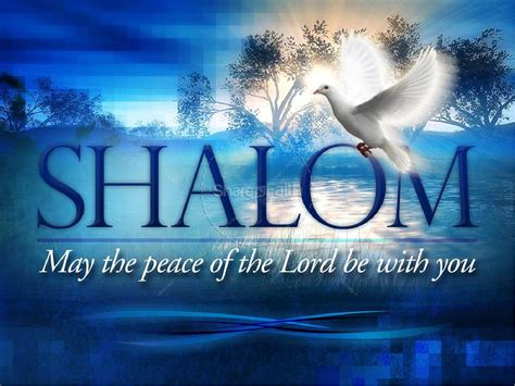 Shalom Christian PowerPoint Template | Shabbat shalom, Shabbat shalom images, Shalom