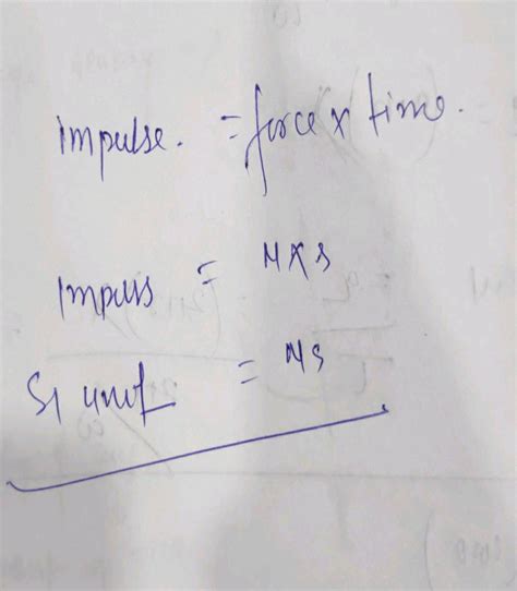 Si Unit of Impulse - ScottqoMedina