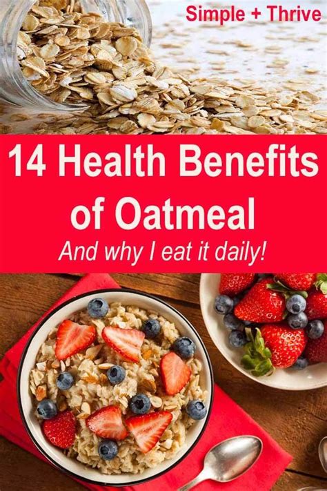 14 Health Benefits of Oatmeal + How and Why I Eat it Daily | Oatmeal benefits health, Oatmeal ...