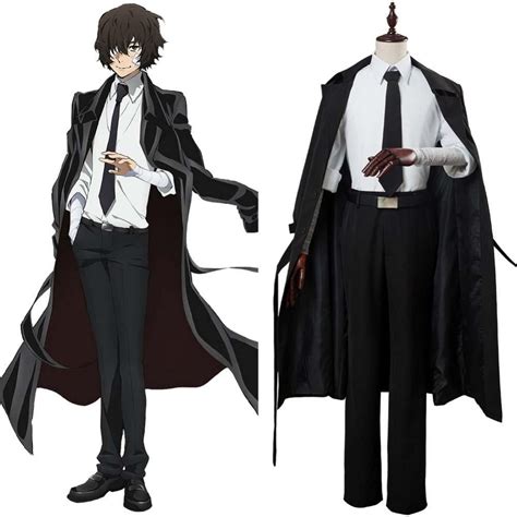 Anime Bungo Stray Dogs Osamu Dazai Cosplay Costume Halloween Suits ...