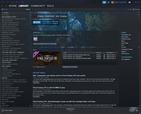 Old UI best UI : r/Steam