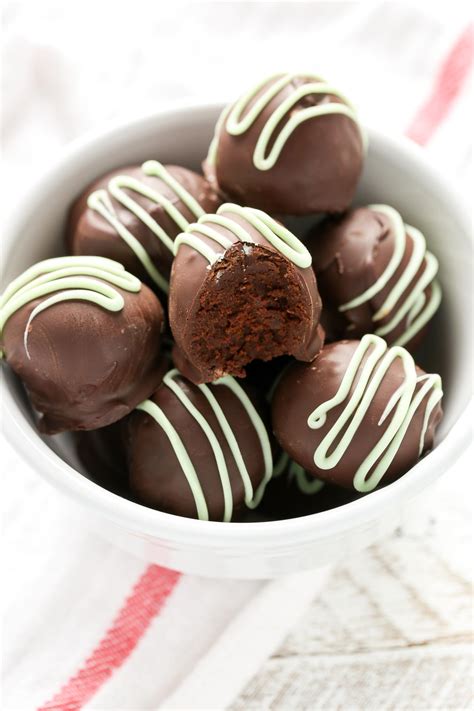 Mint Chocolate Truffles