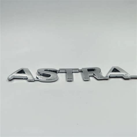 Car Rear Chrome Sticker Decal For Opel Vauxhall Astra 1.6 Emblem Badge ...